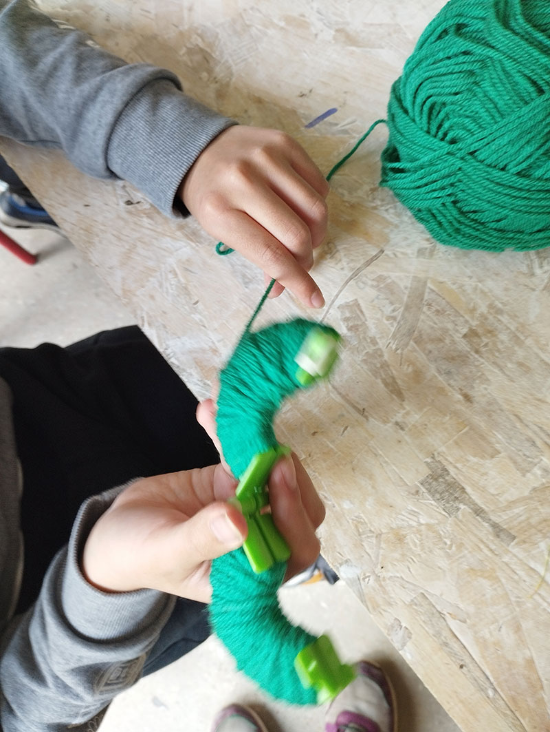 Création de pompon