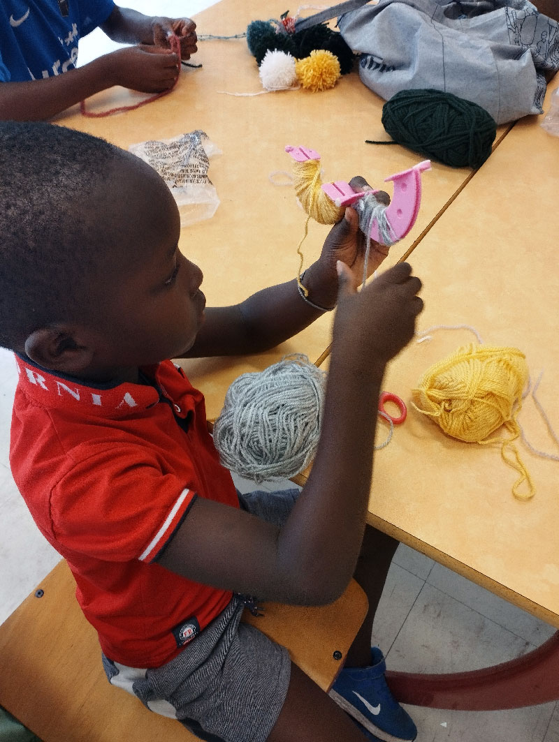 Création de pompons