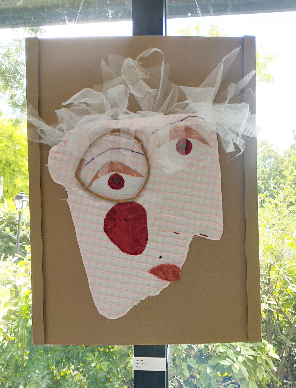 Autoportrait d'Elvire en s'inspirant de Picasso